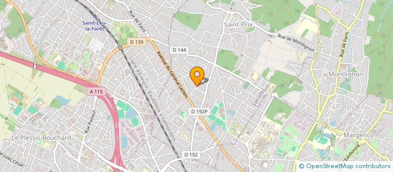 localisation de l'entreprise MONSIEUR ALEXANDRE MAGGIORE à SAINT-PRIX