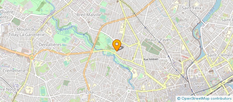 localisation de l'entreprise MONSIEUR ALEXANDRE MAGNE à NANTES