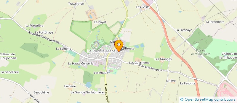 localisation de l'entreprise MONSIEUR ALEXANDRE MAILLET  LONGUENEE-EN-ANJOU