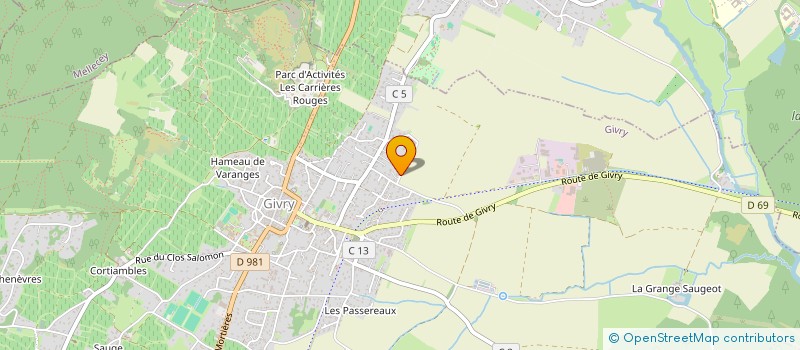 localisation de l'entreprise MONSIEUR ALEXANDRE MAILLOT  GIVRY