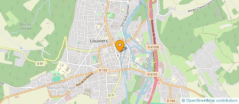 localisation de l'entreprise MONSIEUR ALEXANDRE MAINIER  LOUVIERS