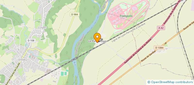 localisation de l'entreprise MONSIEUR ALEXANDRE MAINSEL  CHAZEY-SUR-AIN