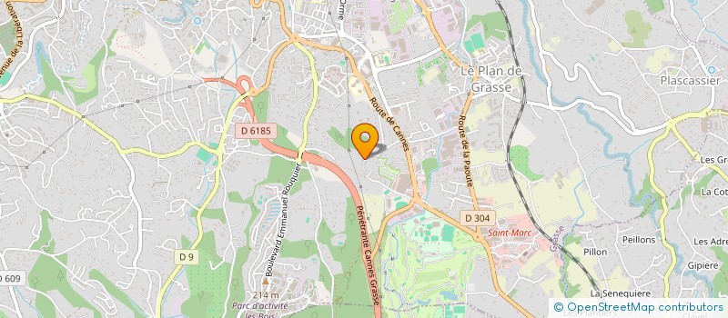 localisation de l'entreprise MONSIEUR ALEXANDRE MAISONNAVE  GRASSE