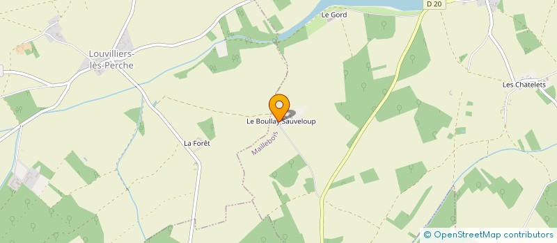 localisation de l'entreprise MONSIEUR ALEXANDRE MAISONS à MAILLEBOIS