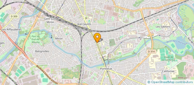 localisation de l'entreprise MONSIEUR ALEXANDRE MAITRE  LE MANS