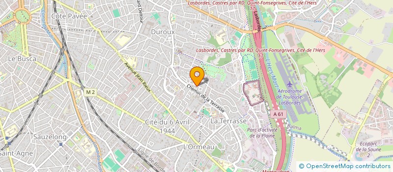 localisation de l'entreprise MONSIEUR ALEXANDRE MALIDIN à TOULOUSE