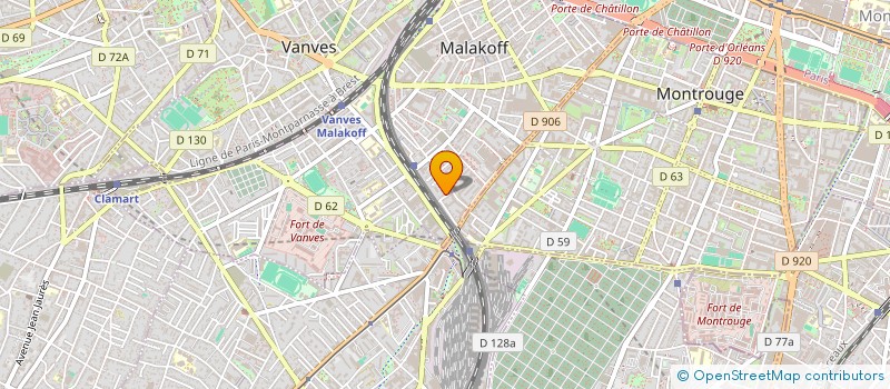 localisation de l'entreprise MONSIEUR ALEXANDRE MALIN  MALAKOFF