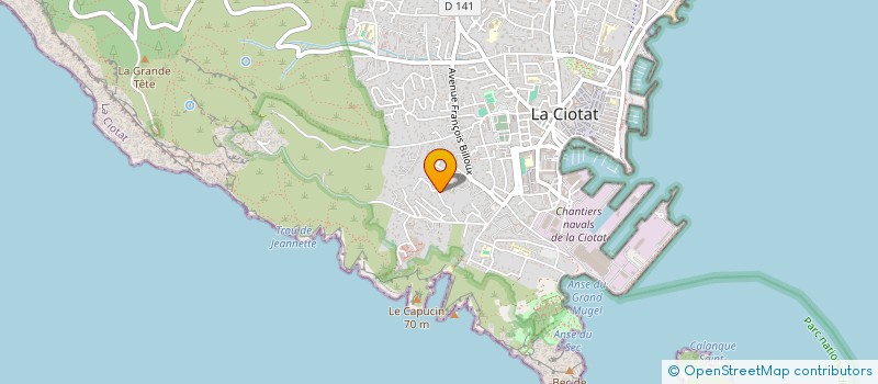 localisation de l'entreprise MONSIEUR ALEXANDRE MALTA  LA CIOTAT