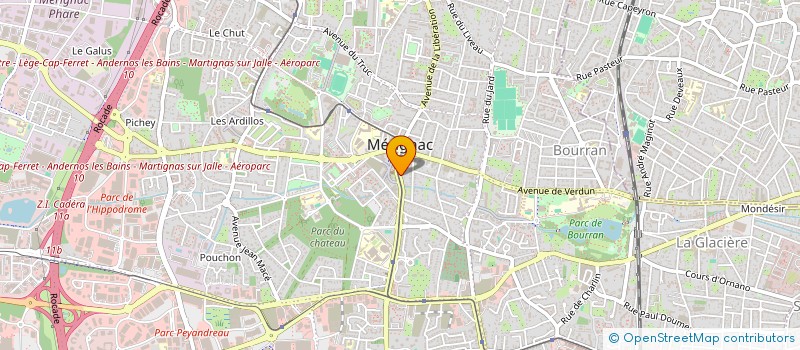 localisation de l'entreprise MONSIEUR ALEXANDRE MANGEOT à MERIGNAC