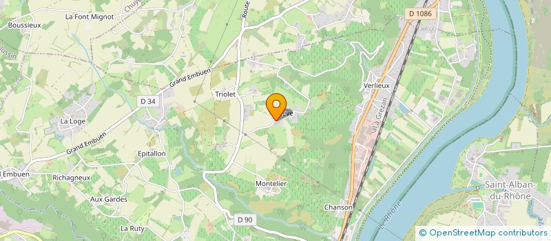 localisation de l'entreprise MONSIEUR ALEXANDRE MANIQUET  CHAVANAY