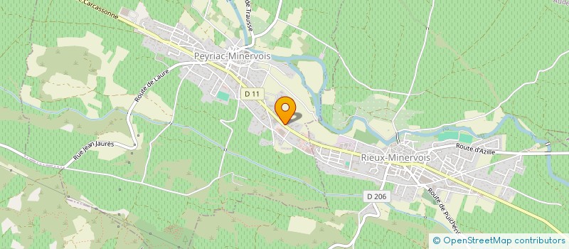 localisation de l'entreprise MONSIEUR ALEXANDRE MANSUY  PEYRIAC-MINERVOIS