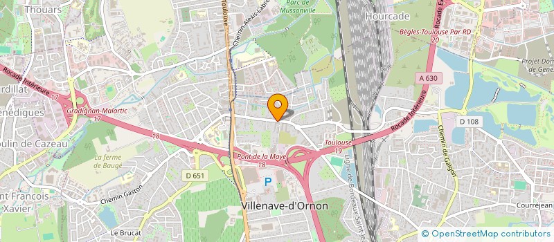 localisation de l'entreprise MONSIEUR ALEXANDRE MARANDAS  VILLENAVE-D'ORNON