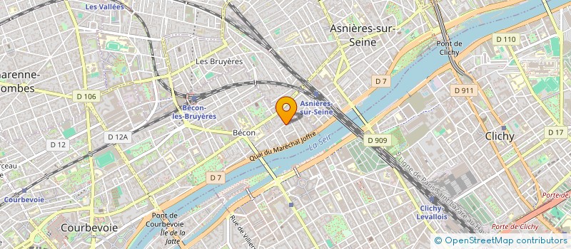 localisation de l'entreprise MONSIEUR ALEXANDRE MARCEL à COURBEVOIE