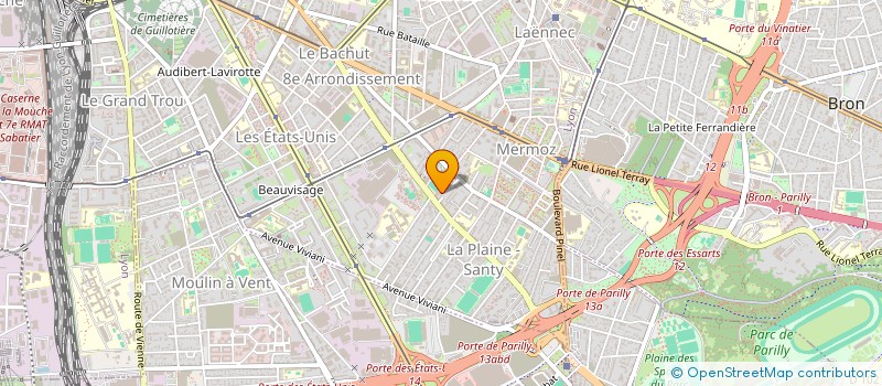 localisation de l'entreprise MONSIEUR ALEXANDRE MARCHAL  LYON