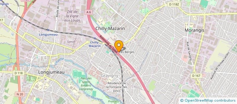 localisation de l'entreprise MONSIEUR ALEXANDRE MARCHENKO  CHILLY-MAZARIN