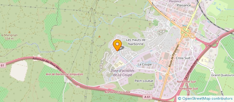 localisation de l'entreprise MONSIEUR ALEXANDRE MARCO à NARBONNE