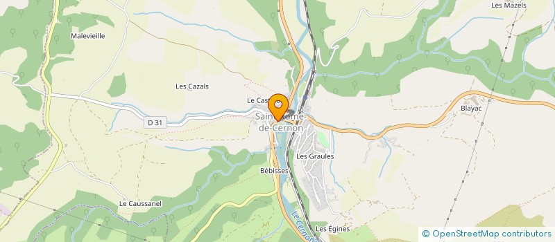 localisation de l'entreprise MONSIEUR ALEXANDRE MARCO  SAINT-ROME-DE-CERNON