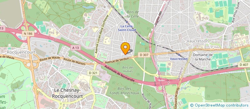 localisation de l'entreprise MONSIEUR ALEXANDRE MARCOT  LA CELLE-SAINT-CLOUD