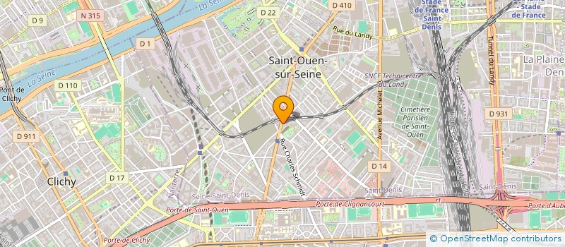 localisation de l'entreprise MONSIEUR ALEXANDRE MARECL BAUDOUIN à SAINT-OUEN-SUR-SEINE