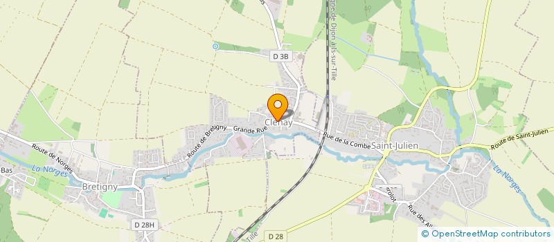 localisation de l'entreprise MONSIEUR ALEXANDRE MARIANI  CLENAY