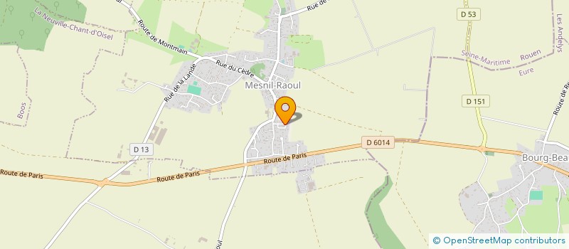 localisation de l'entreprise MONSIEUR ALEXANDRE MARICAL  MESNIL-RAOUL