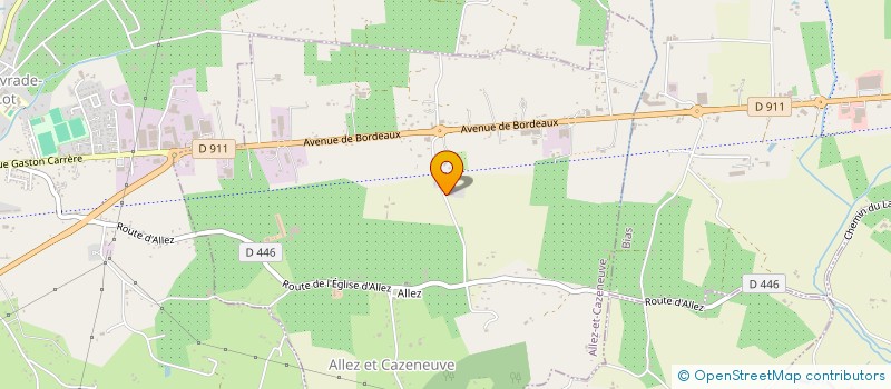 localisation de l'entreprise MONSIEUR ALEXANDRE MARIE  ALLEZ-ET-CAZENEUVE