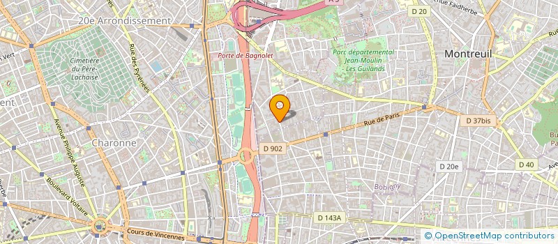 localisation de l'entreprise MONSIEUR ALEXANDRE MARIN à BAGNOLET