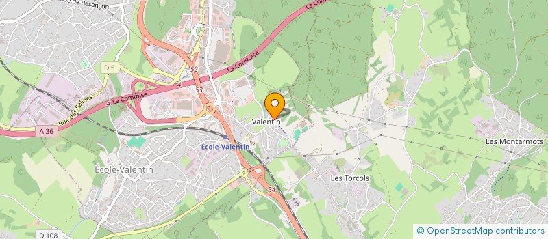 localisation de l'entreprise MONSIEUR ALEXANDRE MARINIG  ECOLE-VALENTIN