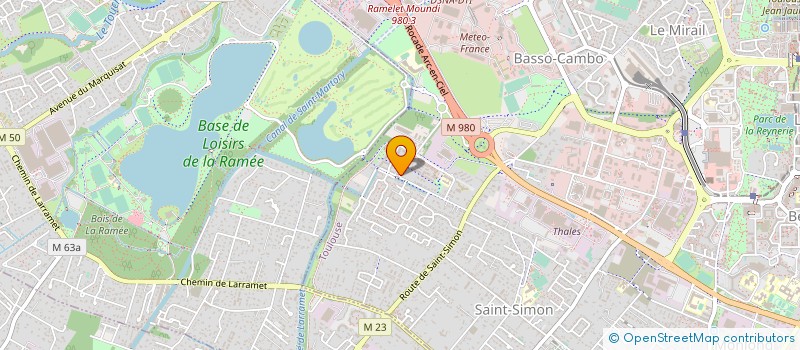 localisation de l'entreprise MONSIEUR ALEXANDRE MARION  TOULOUSE