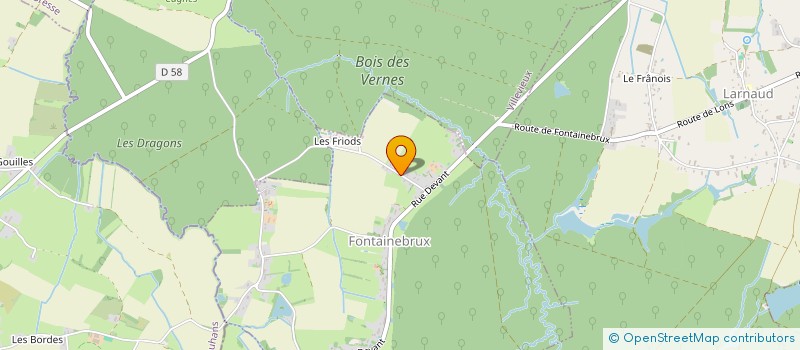 localisation de l'entreprise MONSIEUR ALEXANDRE MARION  FONTAINEBRUX