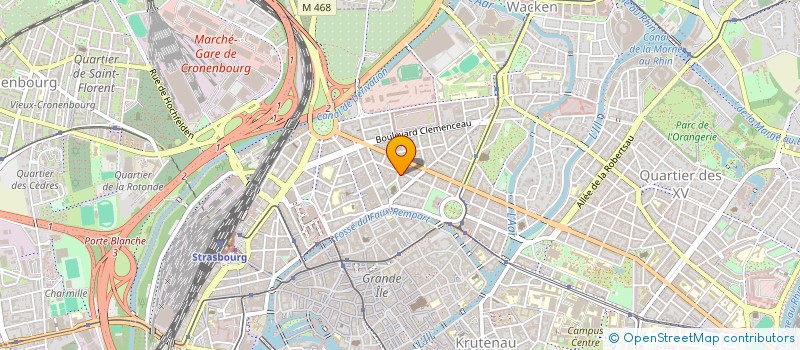 localisation de l'entreprise MONSIEUR ALEXANDRE MARK à STRASBOURG