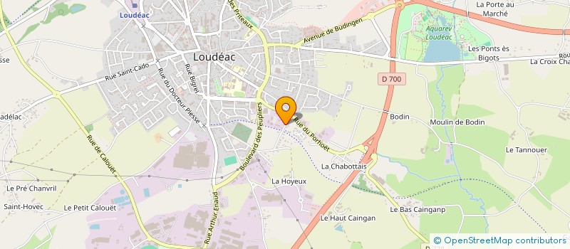 localisation de l'entreprise MONSIEUR ALEXANDRE MARKOS à LOUDEAC