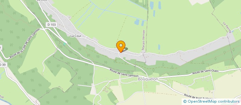 localisation de l'entreprise MONSIEUR ALEXANDRE MARQUAND  LE-MARAIS-VERNIER