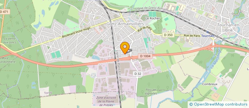 localisation de l'entreprise MONSIEUR ALEXANDRE MARQUES à GRETZ-ARMAINVILLIERS