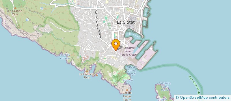 localisation de l'entreprise MONSIEUR ALEXANDRE MARRAS à LA CIOTAT