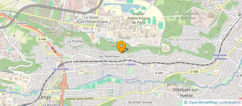 localisation de l'entreprise MONSIEUR ALEXANDRE MARRIE  PALAISEAU