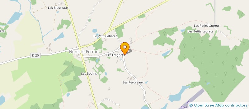 localisation de l'entreprise MONSIEUR ALEXANDRE MARSAT à NURET-LE-FERRON