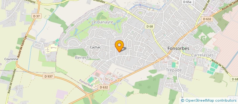 localisation de l'entreprise MONSIEUR ALEXANDRE MARSOLLIER  FONSORBES