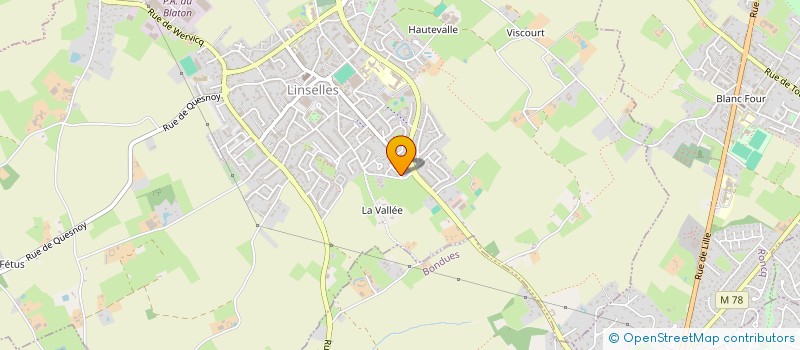 localisation de l'entreprise MONSIEUR ALEXANDRE MARSZALEK  LINSELLES