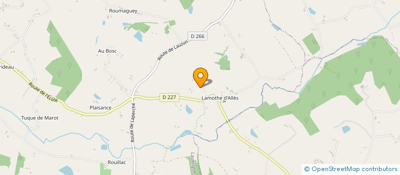 localisation de l'entreprise MONSIEUR ALEXANDRE MARTEAU  LAVERGNE