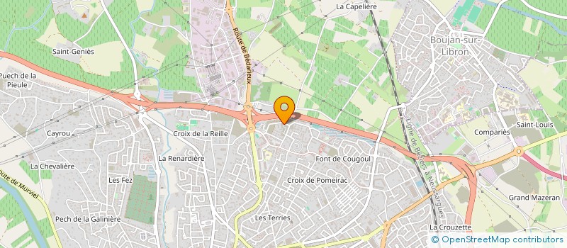 localisation de l'entreprise MONSIEUR ALEXANDRE MARTILOTTA  BEZIERS