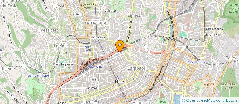 localisation de l'entreprise MONSIEUR ALEXANDRE MARTIN à NICE
