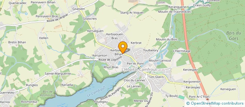 localisation de l'entreprise MONSIEUR ALEXANDRE MARTIN  HOPITAL-CAMFROUT