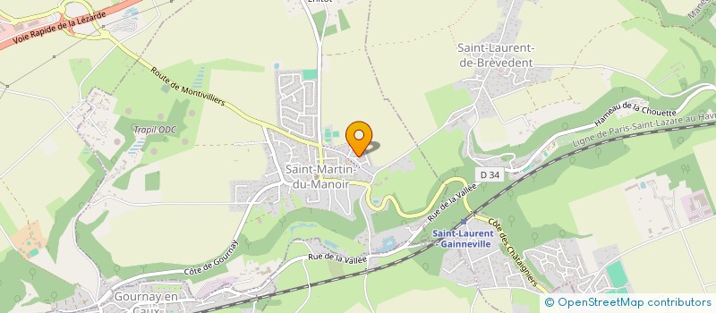 localisation de l'entreprise MONSIEUR ALEXANDRE MARTIN  SAINT-MARTIN-DU-MANOIR