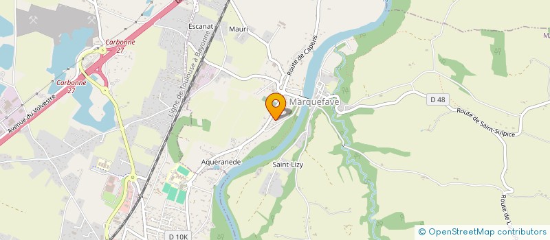 localisation de l'entreprise MONSIEUR ALEXANDRE MARTIN  MARQUEFAVE