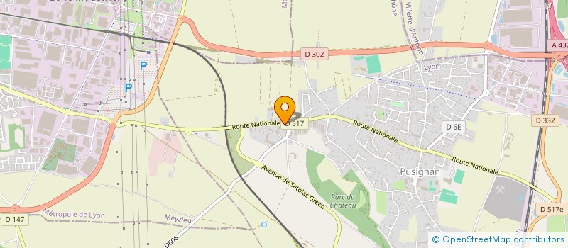 localisation de l'entreprise MONSIEUR ALEXANDRE MARTIN DE BOUDARD  PUSIGNAN