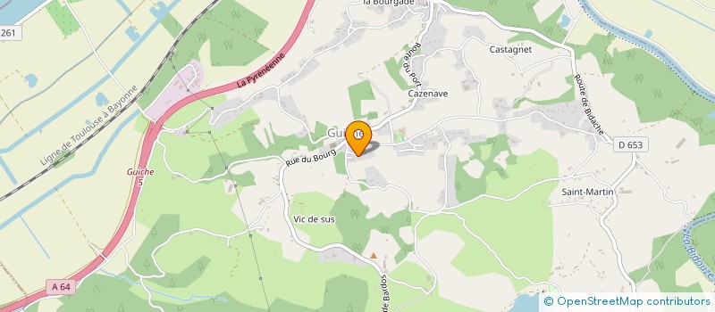 localisation de l'entreprise MONSIEUR ALEXANDRE MARTINEZ  GUICHE