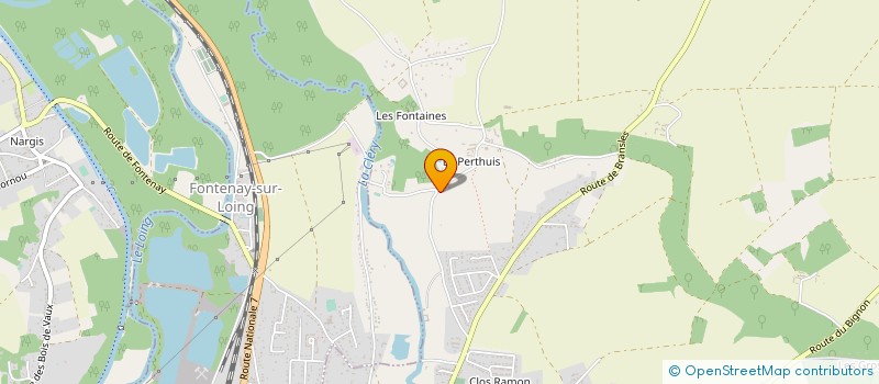 localisation de l'entreprise MONSIEUR ALEXANDRE MARTINS  FERRIERES-EN-GATINAIS