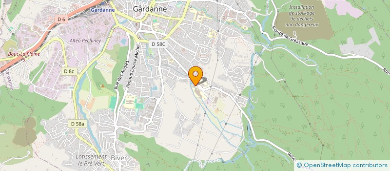 localisation de l'entreprise MONSIEUR ALEXANDRE MASOTTI à GARDANNE