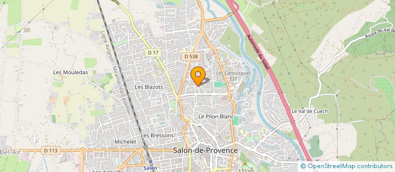 localisation de l'entreprise MONSIEUR ALEXANDRE MATEO  SALON-DE-PROVENCE